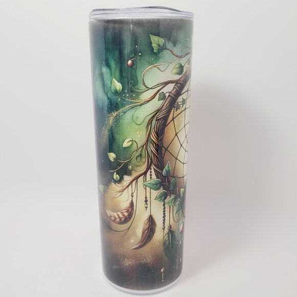 Nature Dreamcatcher 20 oz Skinny Tumbler by Scott Heil | The Crowing Hen - Picture 5 of 8
